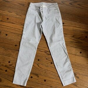 Old Navy Navy and White Striped Pixies